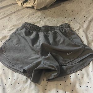Gray Nike shorts size extra small, super comfy worn once and in great condition!
